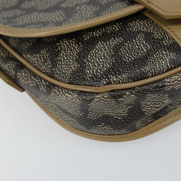SAINT LAURENT Shoulder Bag Leather Brown Auth bs32279